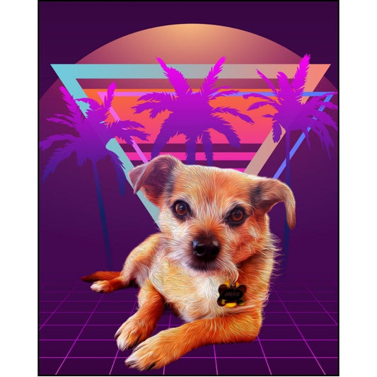 The Neon Miami Vibes Collection - Custom Portrait