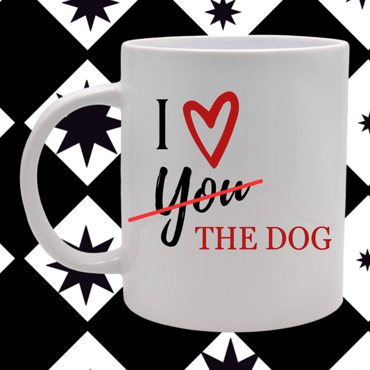 "I heart" Mug (Dog)